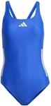 Adidas Damen 3 Stripes C-Back Swimsuit, Semi Lucid Blue/Violet Tone, 36