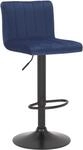 CLP Barhocker Jamie I Gepolsterter Barstuhl mit Samt-Bezug I...