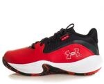 Under Armour Lockdown 7 Unisex-Sneaker f&uuml;r Vorschulkinder, 600 Rot, Schwarz, Wei&szlig;,