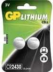 GP CR2032, Knopfzelle Lithium , 3V, 2er Blister