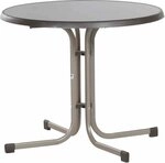 Sieger 209/C-M Boulevard-Klapptisch mit mecalit-Pro-Platte &Oslash; 86 cm, Stahlrohrgestell