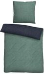 biberna 0840500 Melange-Flanell Bettw&auml;sche