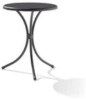 Sieger 200/G Bistro-Tisch mit mecalit-Pro-Platte &Oslash; 60 cm, Stahlrohrgestell