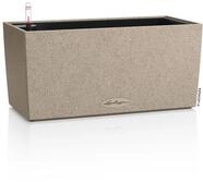 LECHUZA-Pflanzgef&auml;&szlig; BALCONERA Stone 40 sandbeige, Balkonkasten mit