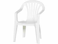 1 Polypropylen Stuhl für Kinder 36, 5 x 40 x 52 H weiss