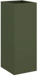 vidaXL Pflanzk&uuml;bel Olivgr&uuml;n 32x29x75 cm Stahl | H&auml;lt Bedingungen im...