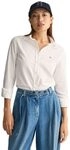 GANT Damen Slim Stretch Oxford Shirt Klassisches Hemd, Wei&szlig;, 38 EU
