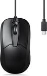 Perixx PERIMICE-209C USB-C Kabelgebunde Maus mit Scrollrad, geeignet f&uuml;r Links- und