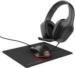 Trust Gaming GXT 790 Tridox Gaming PC Set - Leichtes Headset mit 50-mm-Treiber und