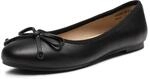 DREAM PAIRS Damen Ballerinas flach klassisch, Elegante und Bequeme Ballettschuhe mit