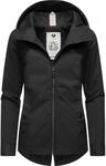 Ragwear leichte Damen &Uuml;bergangsjacke kurz Outdoor-Jacke wasserdicht Parka mit Kapuze