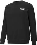 Puma Herren ESS Small Logo Crew Sweatshirt, Schwarz, XL