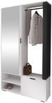 Mirjan24 Garderoben-Set Raldento mit Spiegel, Kleiderstange, Schuhschrank und
