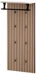 Schildmeyer Loft Hakenpaneel 157121, Mattwei&szlig;/Akustikpaneel Optik, 50 x 20,9 x 110,6