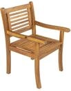 SAM Gartensessel Cordoba, Holzsessel aus Akazienholz, Massivholz, Gartenstuhl f&uuml;r