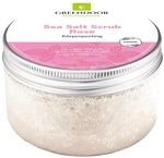 GREENDOOR K&ouml;rperpeeling Meersalz Rose, nat&uuml;rliches Peeling ohne Mikroplastik f&uuml;r