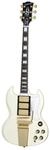 Epiphone 1963 Les Paul SG Custom with Maestro Vibrola Classic White - Single Cut