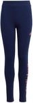 adidas M&auml;dchen Essentials Linear Logo Cotton Tights, dark blue/semi coral...
