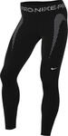 Nike Pro 7/8-Tights Mit Mittelhohem Bund Und Grafik F&uuml;r Damen, Black/Cool