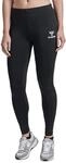 hummel Damen Leggings HMLLILY, Schwarz, XS, 203028-2001