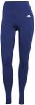 adidas Women's Optime Essentials Stash Pocket Full Length Leggings, Dark Blue/White,