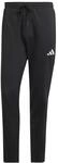adidas Herren Essentials Small Logo Single Jersey Pants, Black/White, L