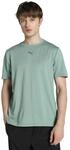 PUMA Unisex M CLOUDSPUN Soft Breathable Tee T-Shirts, Green Moon Heather, XL