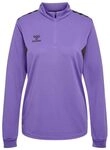 Hummel Damen Hmlauthentic Half Zip Woman Sweatshirt, Dahlia Purple/Asphalt, S EU