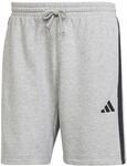 adidas Herren Essential Three Stripes French Terry Short Shorts, medium Grey