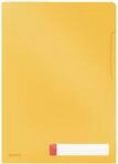 Leitz A4 Privacy Sichth&uuml;lle, Ideal f&uuml;r 40 Blatt, Warmes Gelb, Cosy-Serie, 47080019