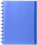 Exacompta 86352E 4er Pack Ringmappe mit 30 abnehmbaren genarbten H&uuml;llen, 60