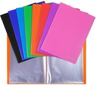 Exacompta 8860E 8er Pack Sichtmappe Opak DIN A4 aus blickdichtem Kunststoff 60