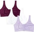Fruit of the Loom Damen-Sport-BH mit Frontverschluss, Baumwollmischung, einfache