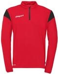 uhlsport Squad 27 1/4 Zip Top Fu&szlig;ball Langarm Fu&szlig;ball-Top und Sport-Pullover im