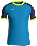 JAKO Iconic Trikot Kinder JAKO Blau Marine, Neon-Gelb, Gr. 140 - Nachhaltiges Sport