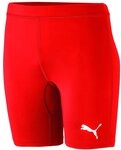 PUMA Kinder Liga Baselayer Shorttight Jr Hose, Puma Red, 176