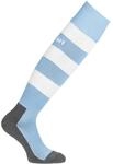 uhlsport Herren Socken Team Pro Essential Stripe Socken, Skyblau/Wei&szlig;, 41-44,