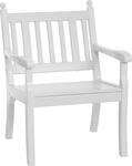 Blome-Tillmann Wetterfester Sessel Hohenzollern, Kunststoff weiss
