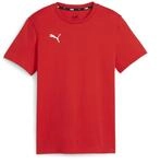 Puma Unisex Teamgoal Casuals Tee Jr T-Shirt, Puma Red-Puma White, 140 EU