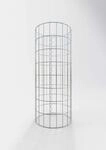 Gabiona - Gabionens&auml;ule HxD: 80 x 32 cm - Maschenweite 5 x 10 cm - Runder,