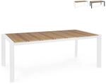 Produce Shop Gartentisch aus Aluminium 198 x 100 Elias YES - Wei&szlig;