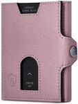 VON HEESEN Slim Wallet mit XXL M&uuml;nzfach & RFID-Schutz - Leder Geldbeutel - Mini