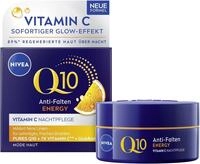 NIVEA Q10 Anti-Falten ENERGY Vitamin C Nachtpflege, feuchtigkeitsspendende...