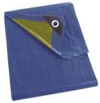 Perel Wasserabweisende Abdeckplane 2 x 4 m aus Polyester 110 g/m&sup2;, rechteckige...
