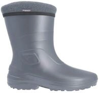DEMAR leichte Damen Eva Gummistiefel gef&uuml;ttert Lucy (40, grau metallic)