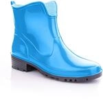 LEMIGO Damen Gummistiefel Kn&ouml;chel Kurze Regenstiefel Elke (Blau, numeric_36)