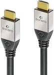 Sonero [Neu] Premium 7,50m HDMI Kabel, Highspeed HDMI-Kabel mit Ethernet, 4K / UHD /