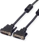 VALUE Verl&auml;ngerungskabel DVI, DVI ST-BU, (24+1) dual link, 3 m