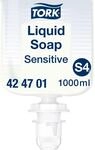 Tork Sensitive Fl&uuml;ssigseife S4, dermatologisch getestet, 1 x 1.000 ml, 424701
