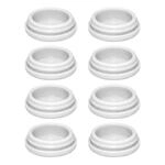 WAGNER QuickClick&reg; Kunststoffgleiter M&ouml;belgleiter Stuhlgleiter Ersatz - 8er-Set